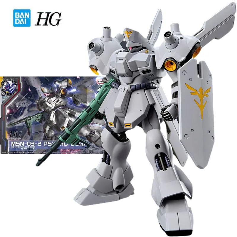 

Bandai Genuine Gundam HG Series Model Garage Kit 1/144 MSN-03-2 PSYCHO DOGA Anime Action Figure Assembly Model Toys Collectible