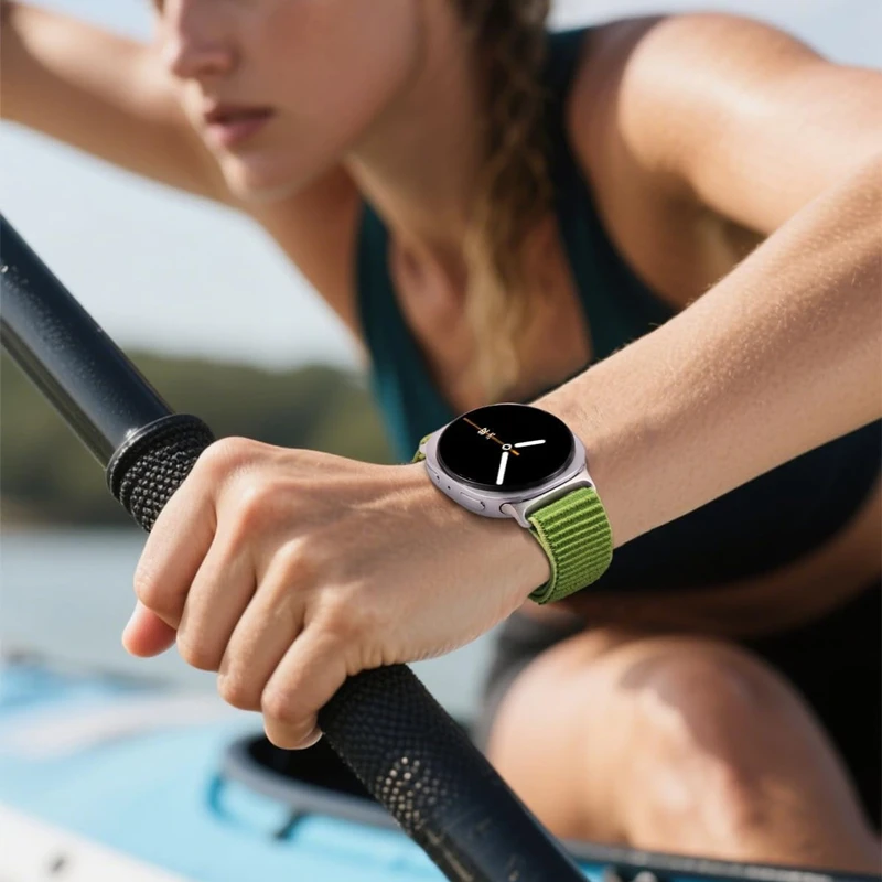 Cinturino in nylon per Samsung Galaxy Watch 8 44mm Bracciale di ricambio classico regolabile per Watch 8 Classic 44/40mm Accessori cinturino