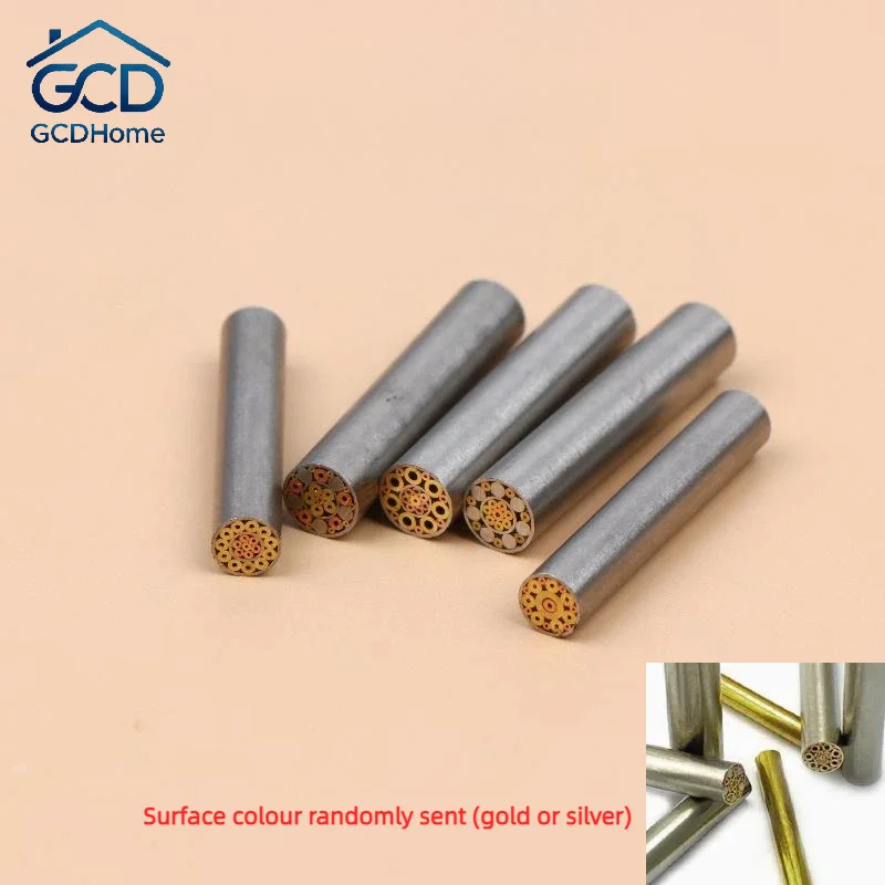 Mosaic Pin Rivets 5/6mm High Quality Brass for Knife Handle Patch Screwing & Handmade Craft Projects
