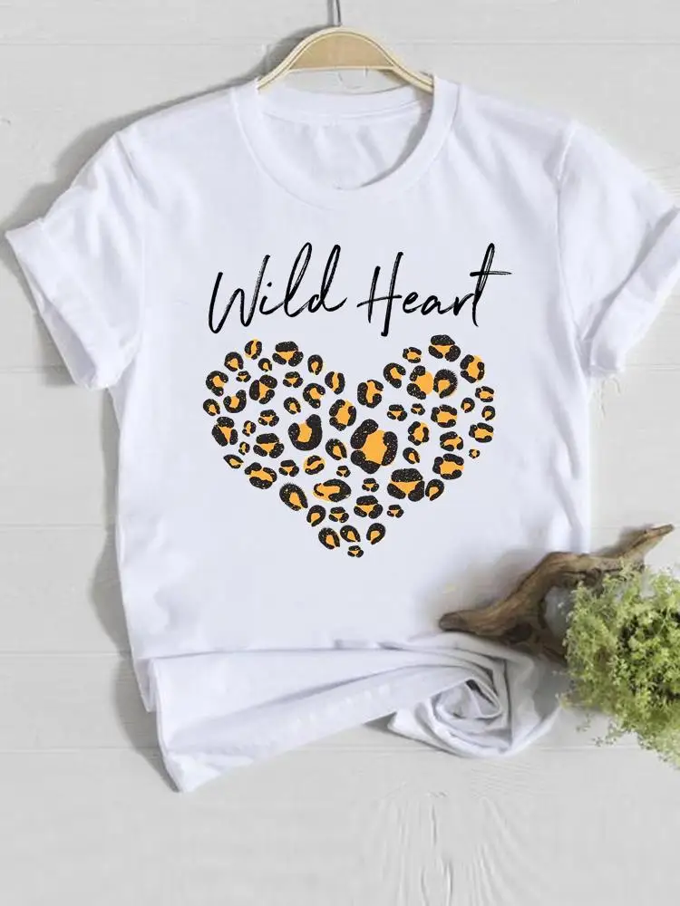 Aquarela feminina amor coração estampa camiseta, roupas femininas, moda casual, manga curta, o-pescoço, roupas populares, gráfico