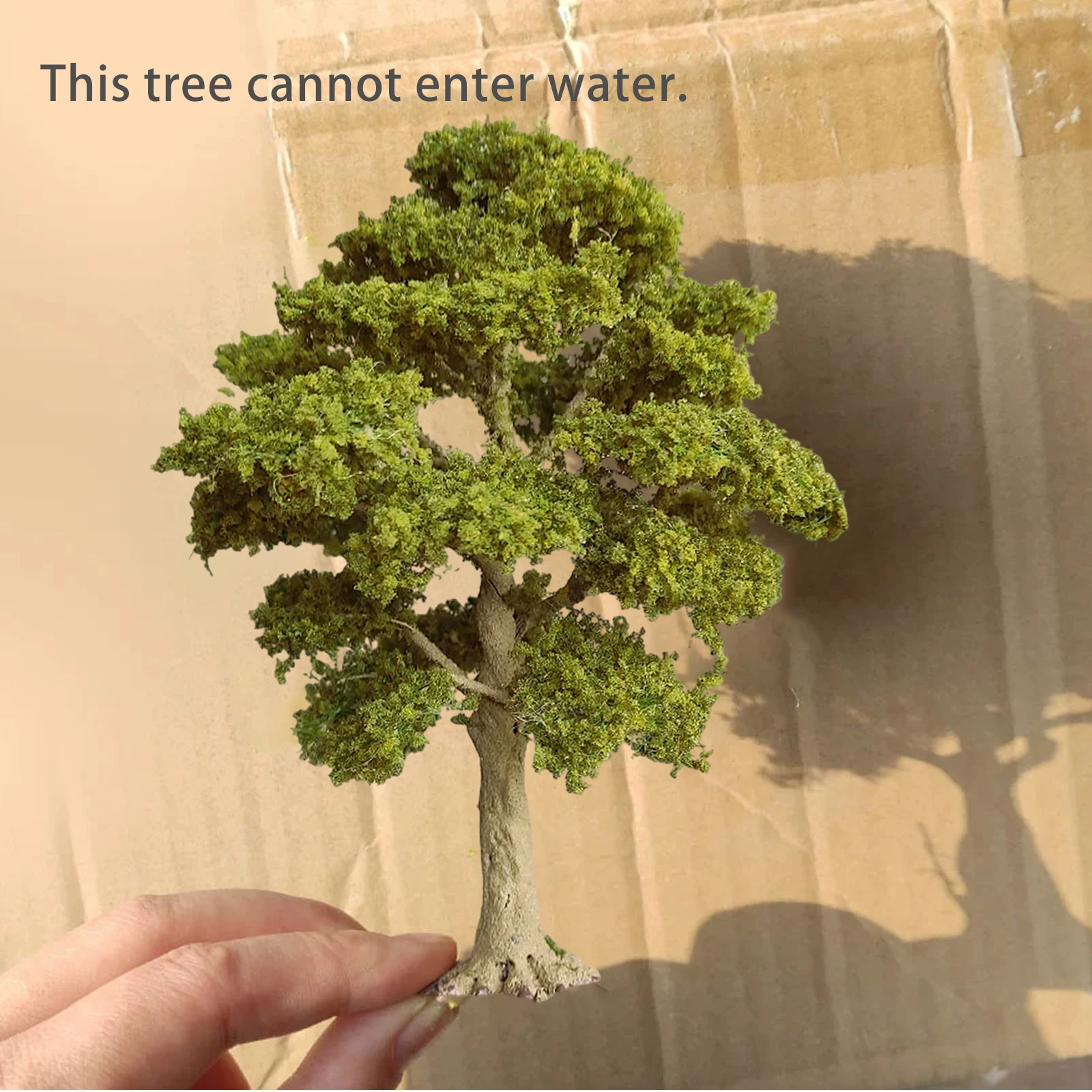 1PC 10-15cm HO/OO Scale Autumn Trees Miniatures Garden Landscape Scenery Model