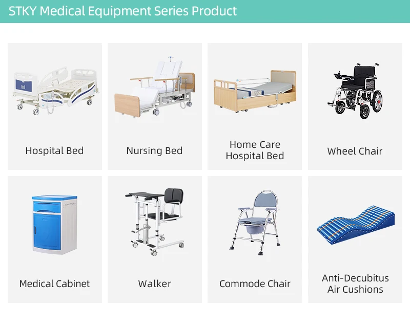 أثاث المستشفى الشهير المحمول المائل فوق طاولة السرير طاولة عشاء المريض مع عجلات #6