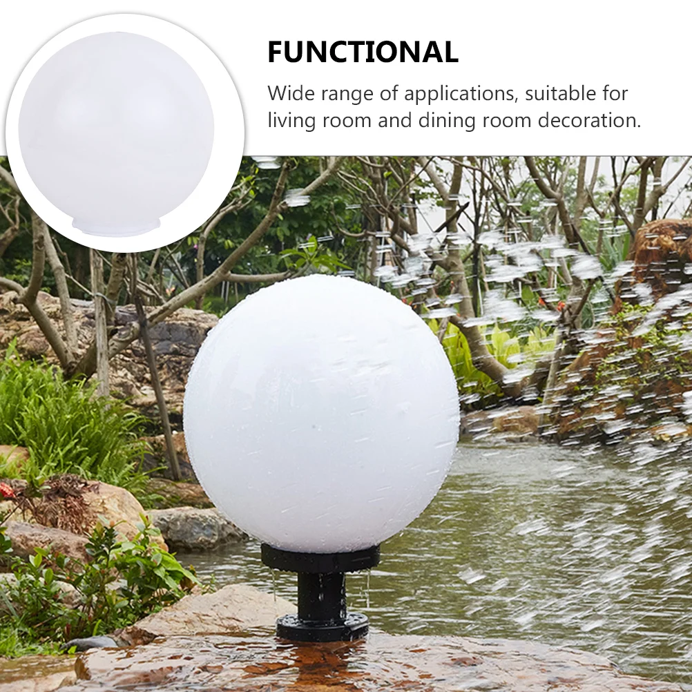 Lampshade Table Accessory Ball Shaped Shades Earth Pole Acrylic Cover Covers Wall Chandelier