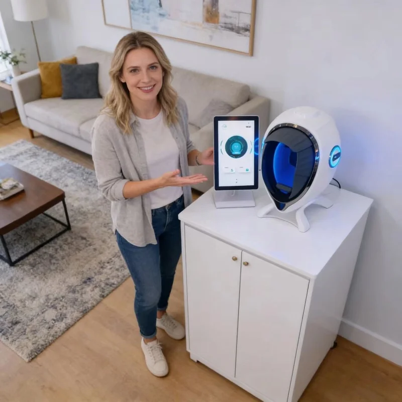 

Esintelligent Scanner Skin Analyzer Device Facial Skin Analysis AI Skin Arrivals 3D Analyzer Facial Skin Test