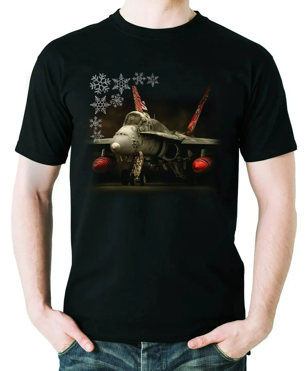 

Tiger Meet F-18 Hornet Fighter Coating T-Shirt. Summer Cotton Short Sleeve O-Neck Mens T Shirt New S-3XL
