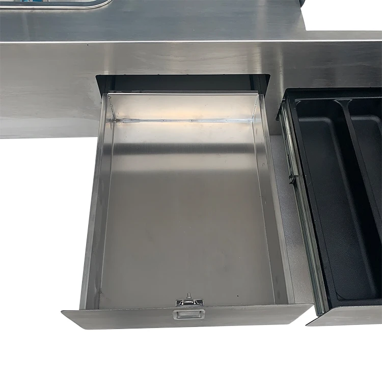 Wohnmobil Rv Mobile Camper Trailer Pull Out Kitchen, Slide Out Camper Kitchen For Camper