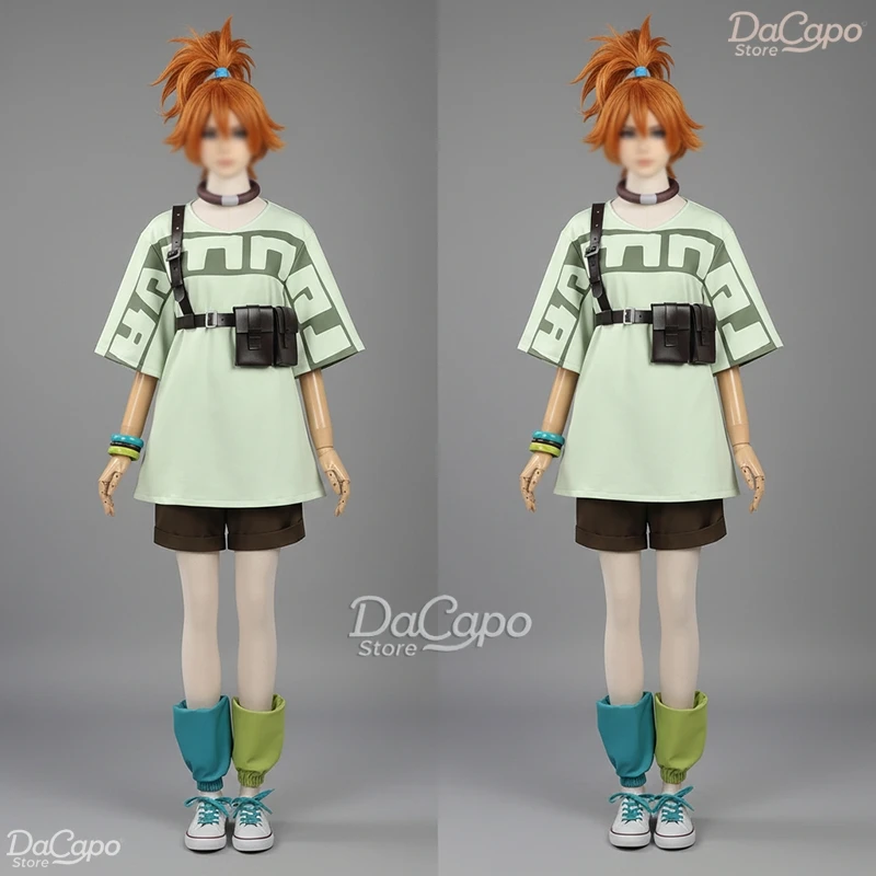 

Костюмы для косплея по аниме и манге GACHIAKUTA: Ремлин, Тисарк, Спеллкастеры, парик, униформа Ремурина, брюки, женская одежда, обувь на Хэллоуин