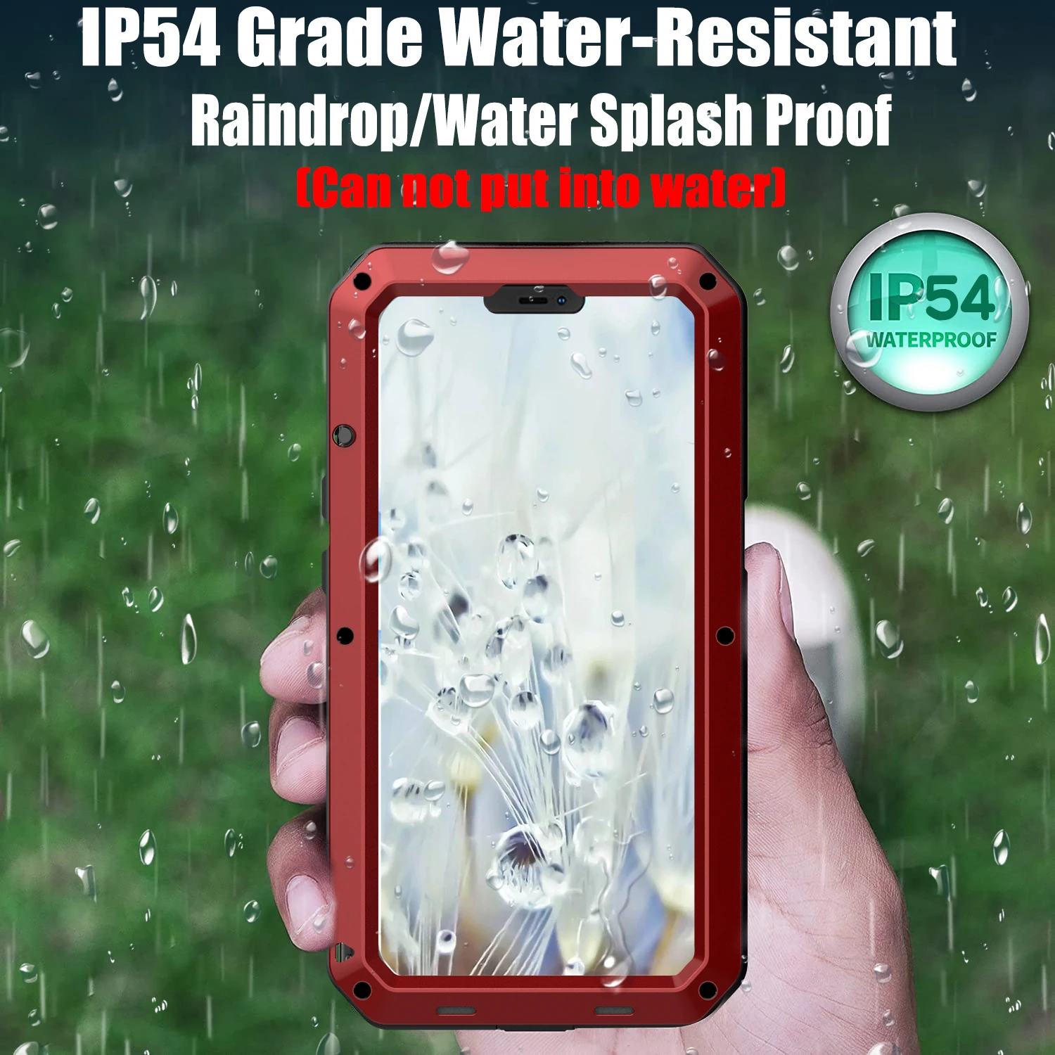 Heavy Duty Armor Aluminum Metal Silicone Case For iPhone 15 14 13 12 11 Pro Max XS Max XR 678 SE Anti-drop Glass Screen Film