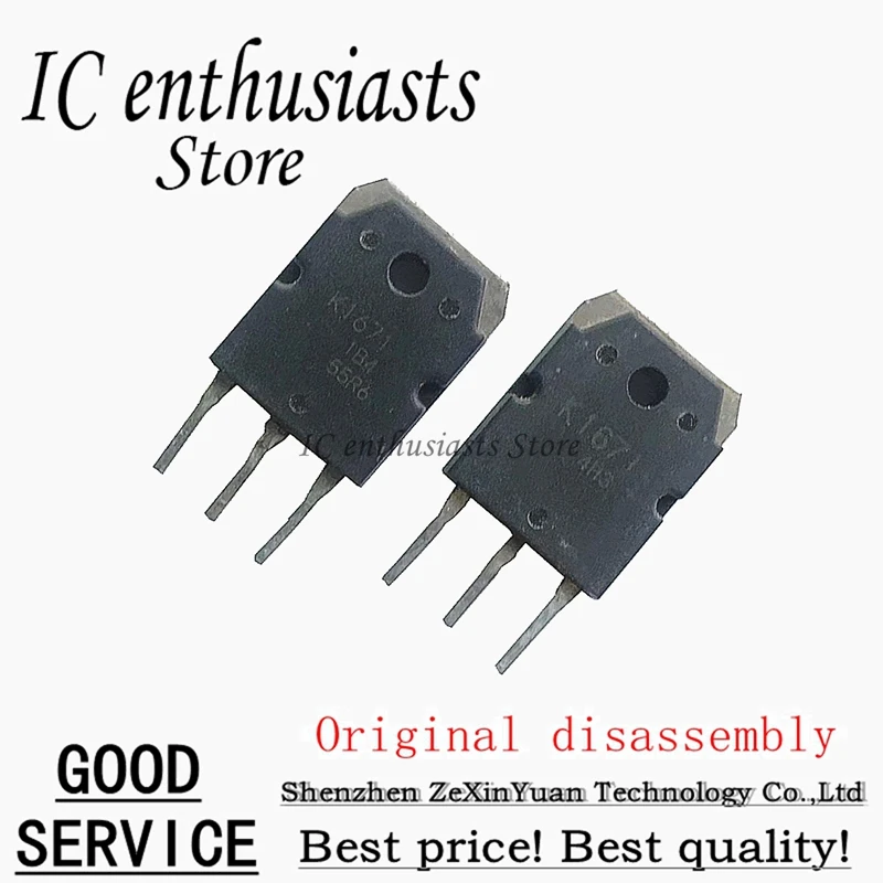 

10PCS 2SK1671 K1671 30A 250V TO-3P Original disassembly