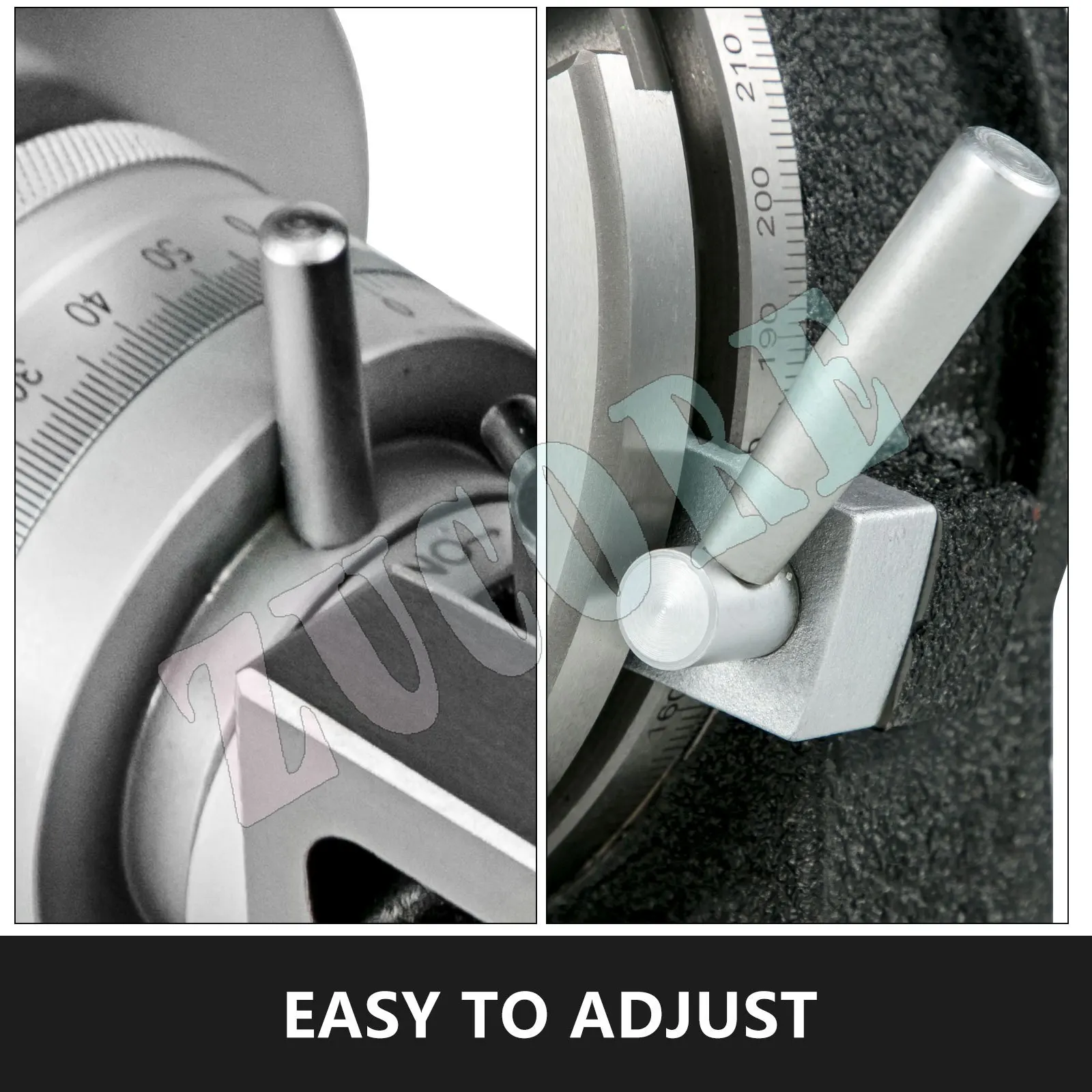 Rotary Table 8 Inch/200 MM Horizontal Vertical Rotary Table 3-Slot Rotary Table For Milling Machine MT-3