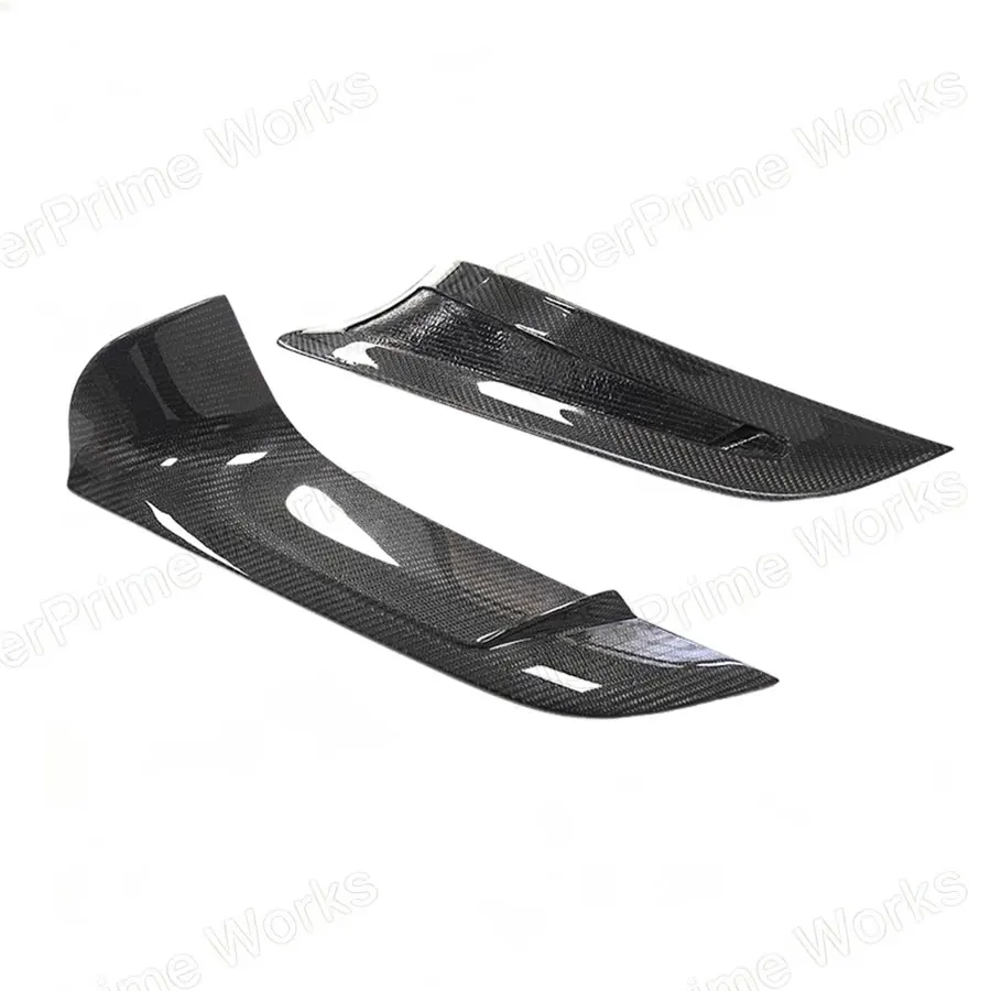 For Toyota GR Supra A90 A91 MK5 2019up Carbon Fiber Fron Bumper Air Vent Cover Canards Spoiler Splitter Fins Winglet Bodykit