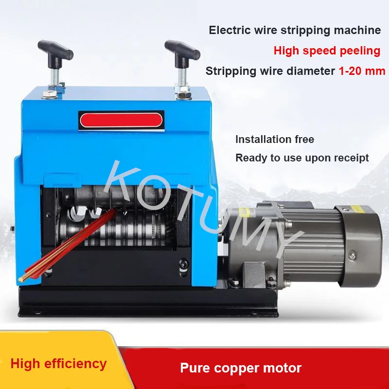 Portable Cable Peeling Machine Electric Network/Household Wires Stripping Machine Metal Tool Scrap Cable Stripper Recycle Tool