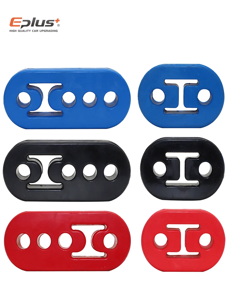 Supports de fixation universels pour tuyau d'échappement de voiture, isolant en polyuréthane, support à 2 trous, 4 trous, accessoire automobile