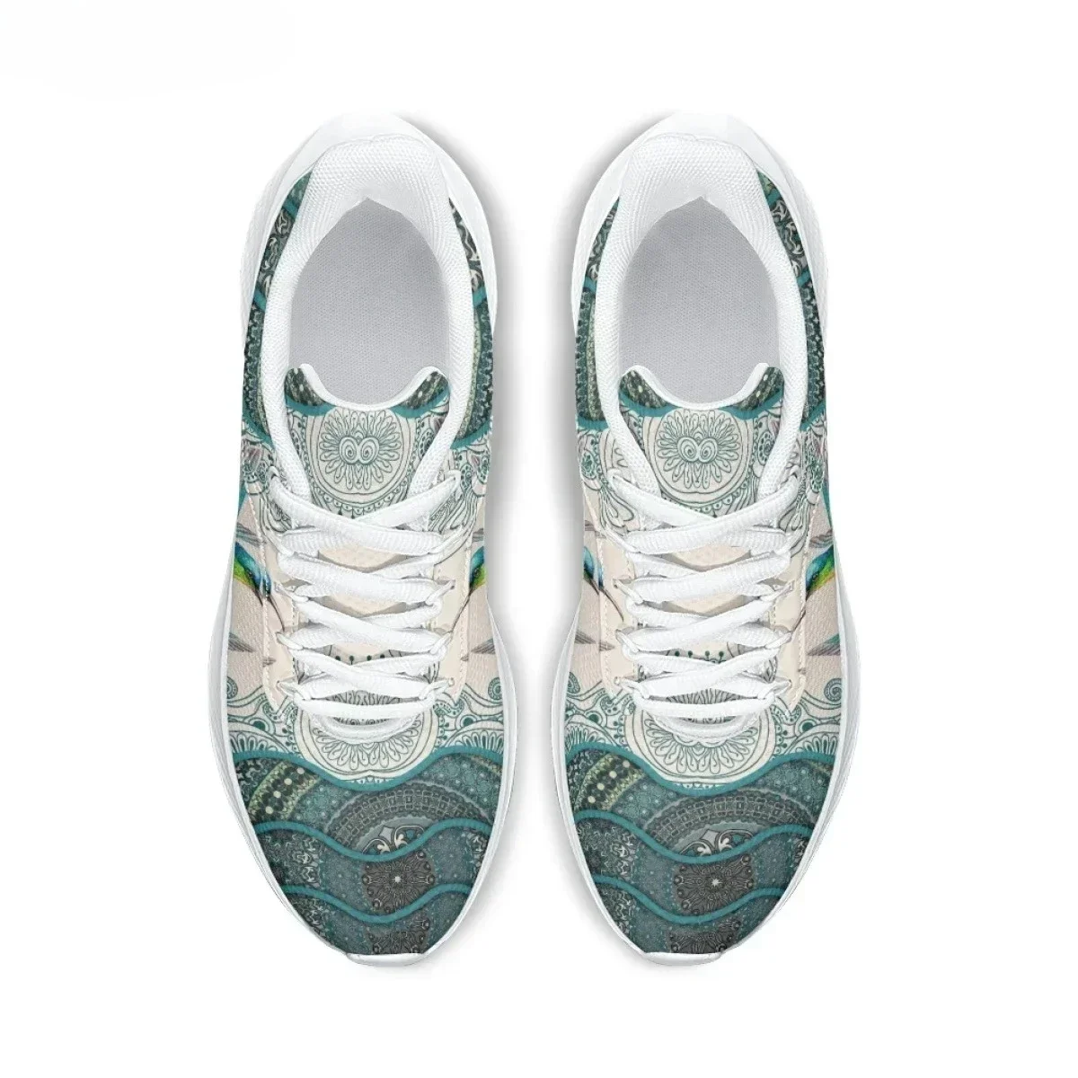 

Bohemia Style Hummingbird Running Shoes Women's Lightweight Outdoor Platform Sneakers Comfortable Sport Tennis