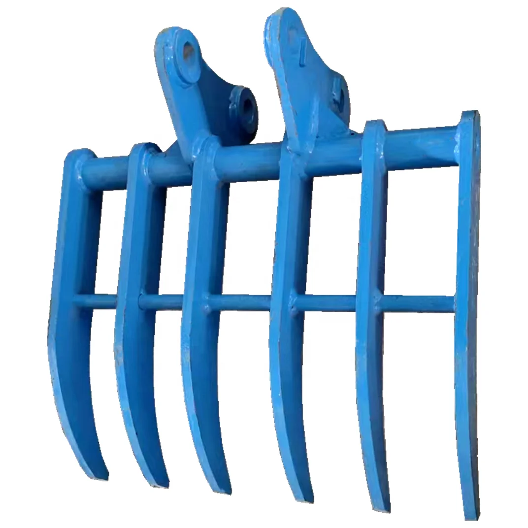 Factory Supply Excavator Rake Mini Excavator Spare Parts Digger Harrow for IHI18 PC18 Vio17 Customized Size