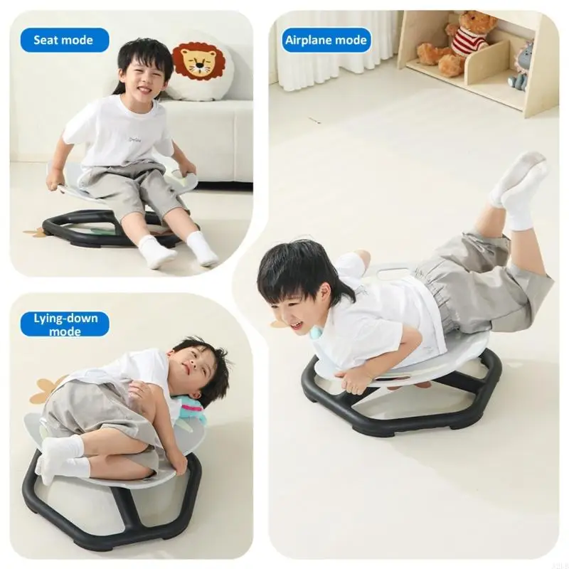 Sensory Spin Chair for Children Glows in Dark Enhances Physical Balance Coordination Sensory Development Fun Elephant Metal A2UB