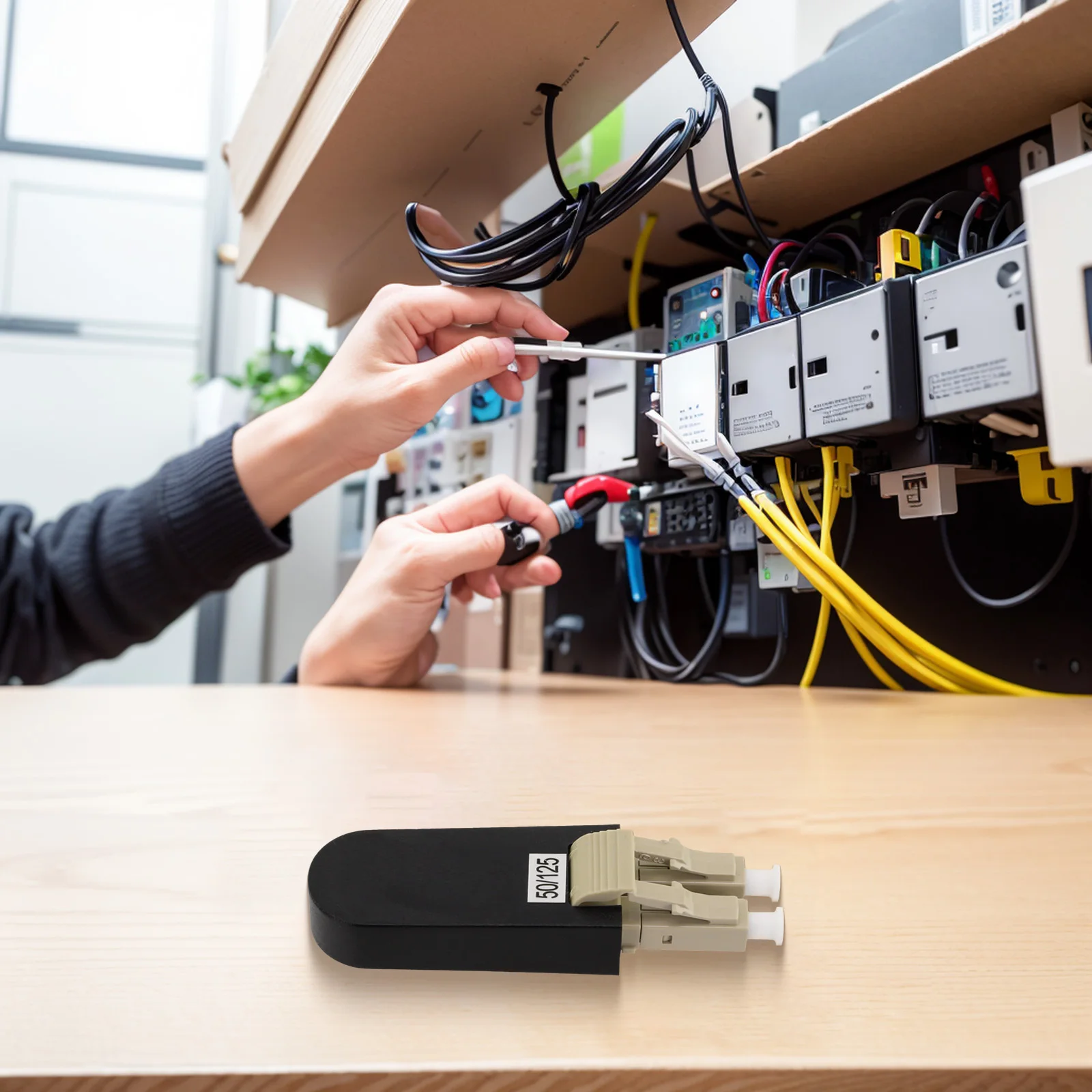 Оптоволоконный контурный адаптер SC-UPC LC/UPC, одномодовый SM/MM OM3 OM4, двойной оптоволоконный разъем SC