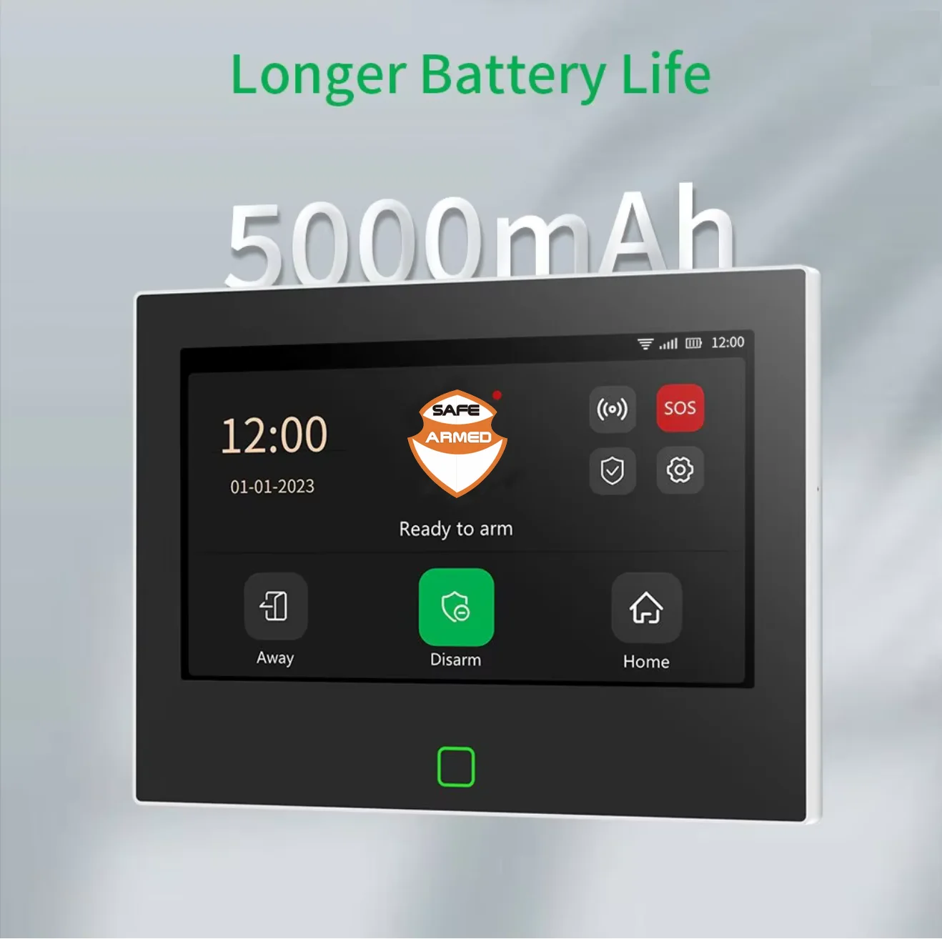 Bonlor  7 inch Home Alarm System Wireless WiFi 4G Tuya Smart Security Protection Kit Built-in 115dB Louder Siren 5000mAh