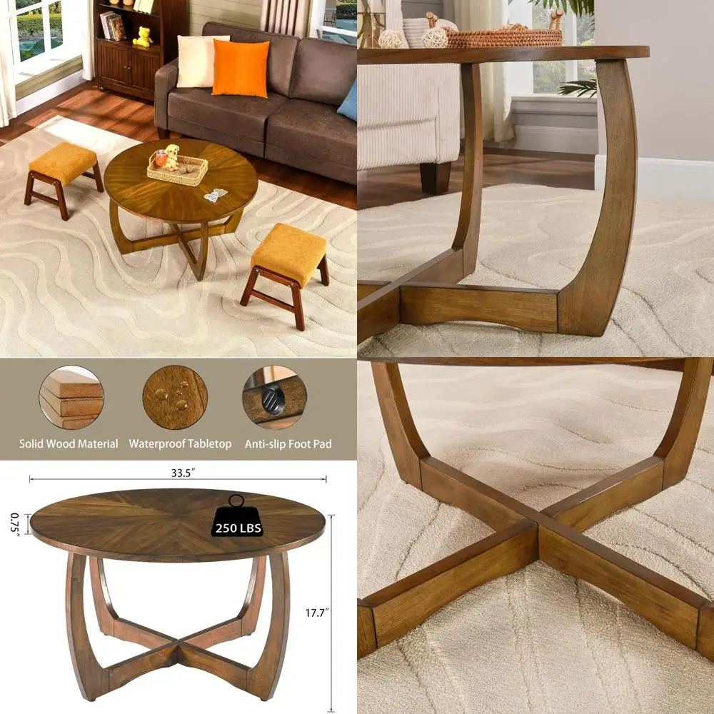 Mid-Century Walnut …