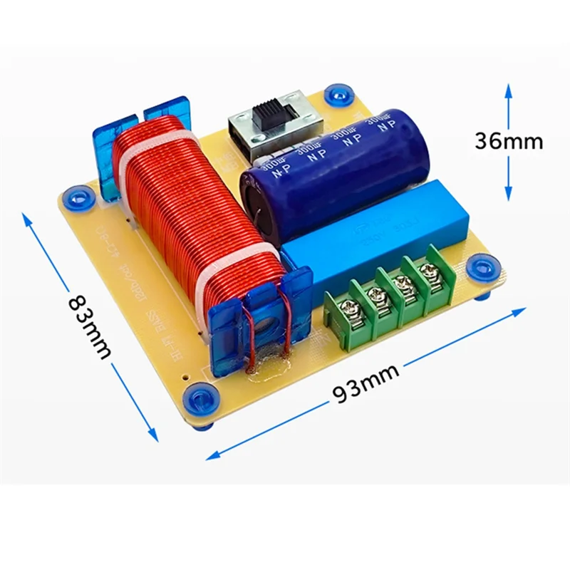 AT82-المسرح المنزلي تعديل الصوت 1-Way المتكلم مقسم تردد الصوت 65-1000 هرتز 120 واط Hifi وحدة مرشح كروس #3