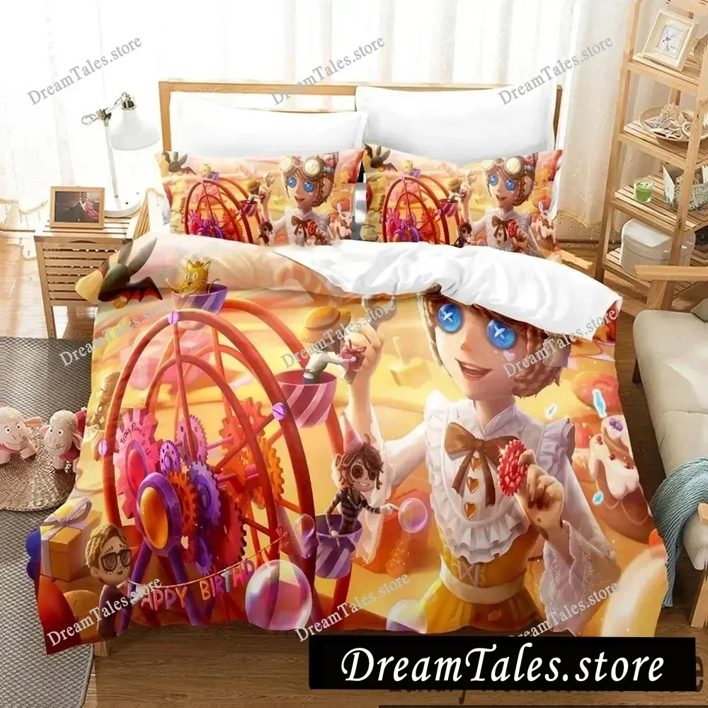 Game Identity V Anime Bedding Set Boys Girls Twin Queen King Size Duvet Cover Pillowcase Bed Boys Adult Home Textileextile741