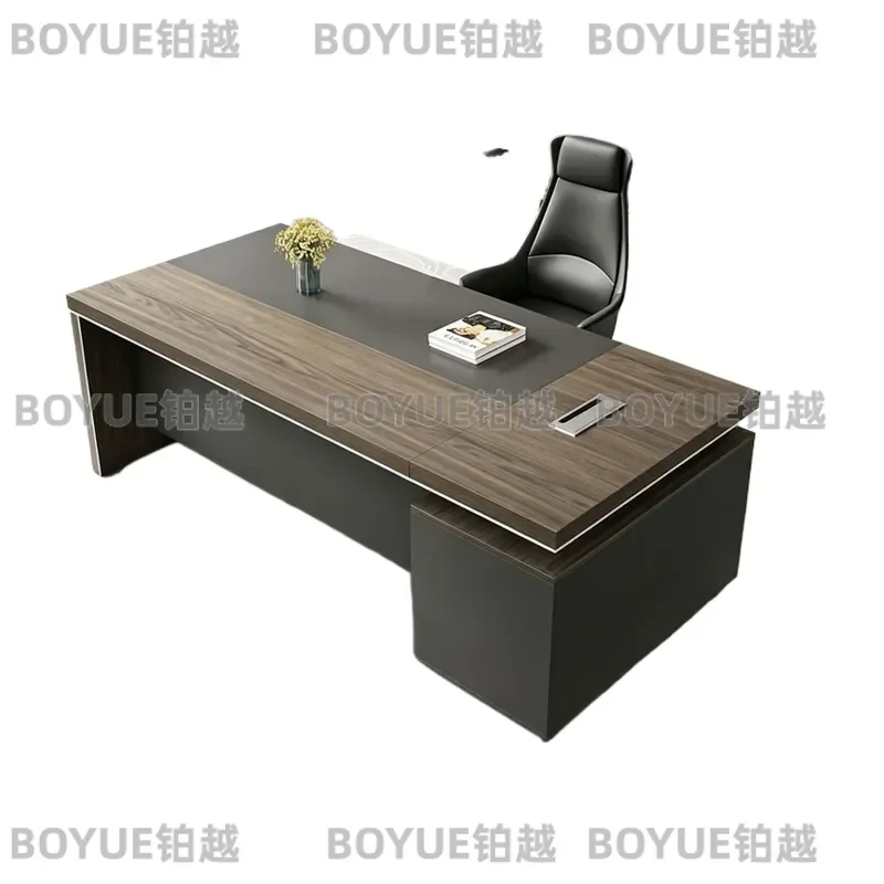 for Boss Desk Simple Modern Office Desk Leadership Premium Office Desk and Chair Combination Manager Supervisor