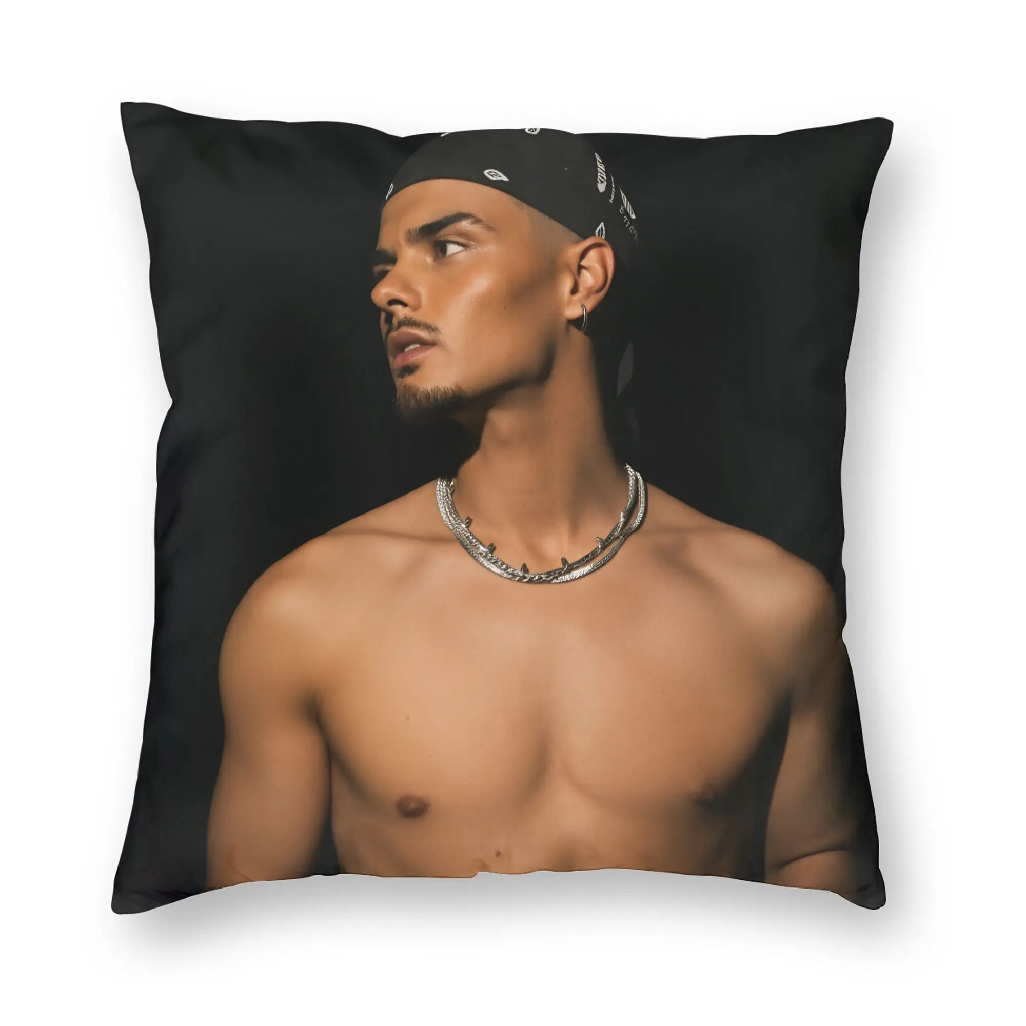 Funda de almohada cantante español Abraham Mateo, cómoda funda de almohada para sofá, decoración del hogar, fundas de almohada de moda