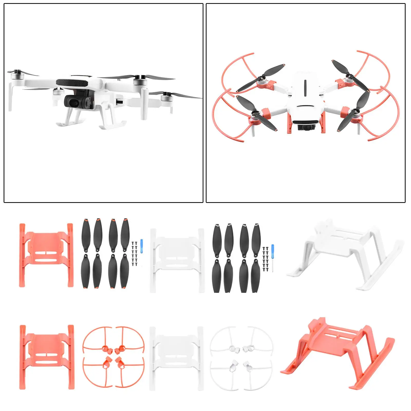 RC Heightening Landing Gear Kit Skid Landing Legs Guard MINI Float Upgrades