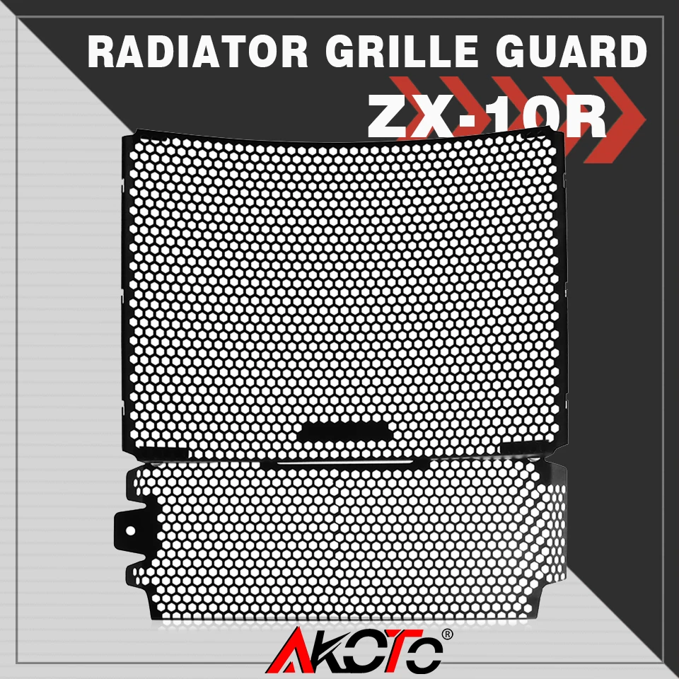 

For Kawasaki Ninja ZX10R ZX10RR ZX-10R ZX-10RR 2021-2024 2023 Radiator Guard Cover Grille Protector Oil Cooler guard Performance