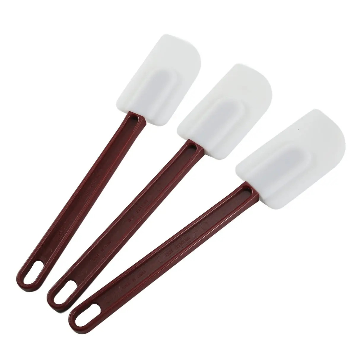 B-est 3Pack Spatulas Silicone Heat , Spatula Silicone , Rubber Scraper Spatula 10 Inches, Kitchen Use A
