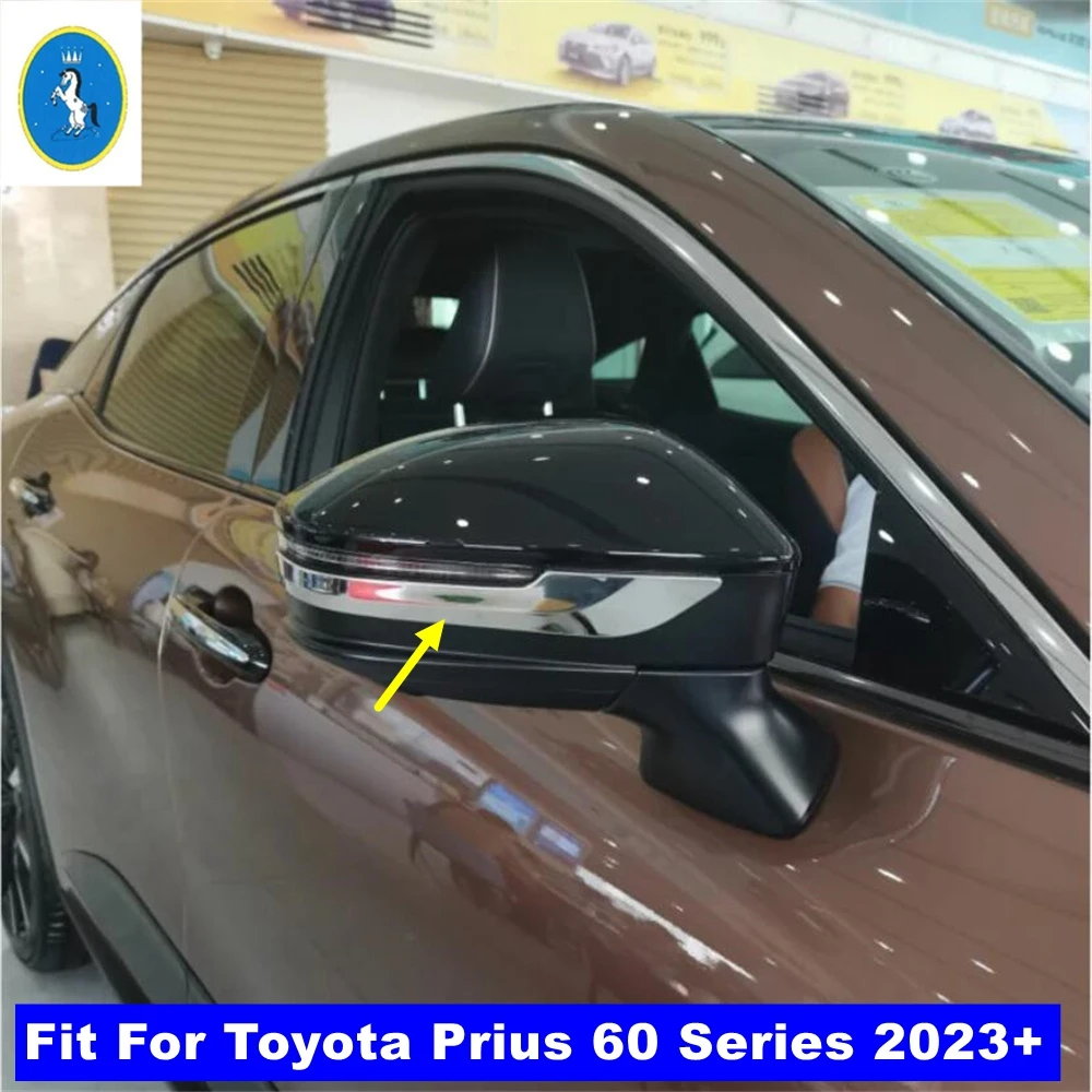 

For Toyota Prius 60 Series 2023 2024 Door Rearview Mirror Anti-rub Rubbing Edge Guard Scratch Strip Rear Bumper Protection Film