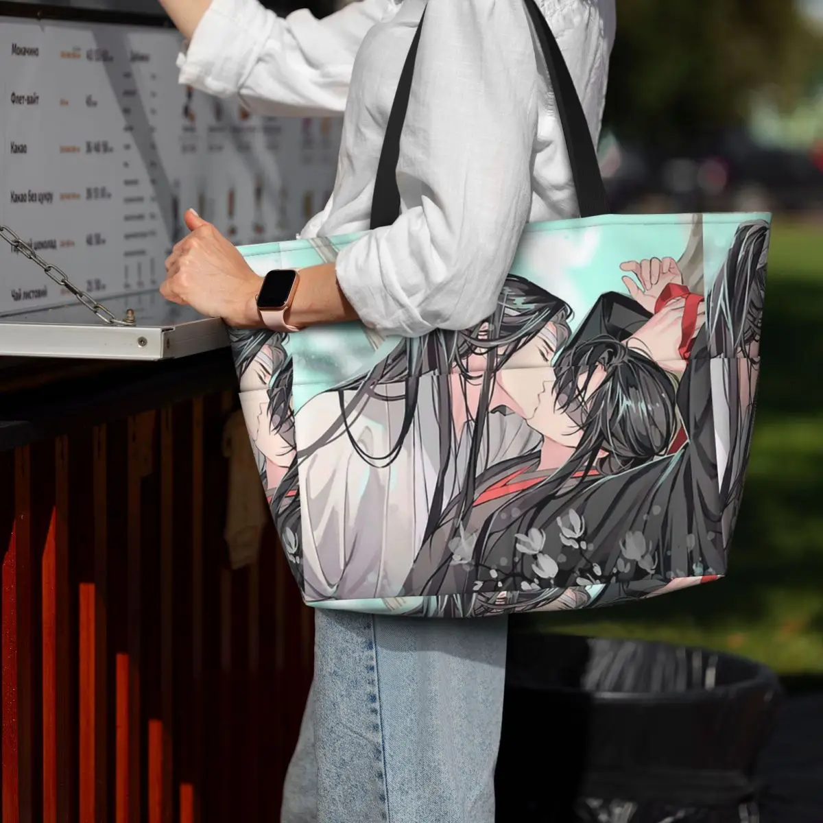Mo Dao Zu Shi The Grandmaster Of Demonic Cultivation Beach Tote Bag Sport Duffle Large Tote Bag Women Travel Bag Fitness bag