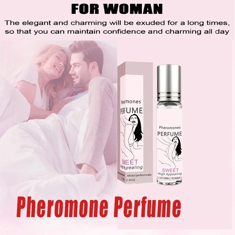 Perfume de feromônio colônia óleo essencial para homens mulheres perfume corporal refrescante natural fragrância de longa duração