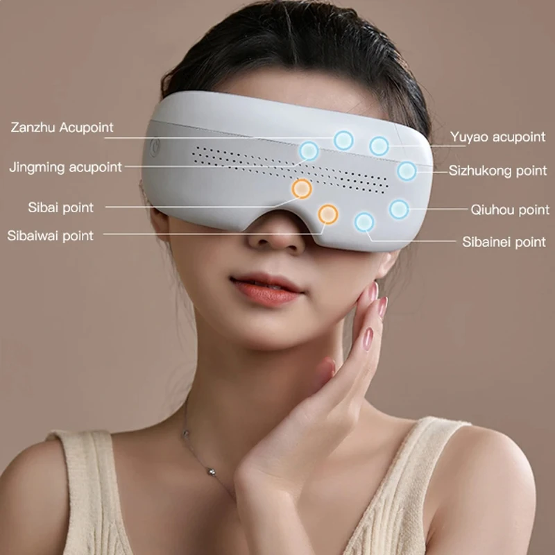 Oog Massager Intelligente Constante Temperatuur Warm Kompres, Vibratie Fototherapie, Acupoint Massage, Draadloos Draagbaar Ontwerp