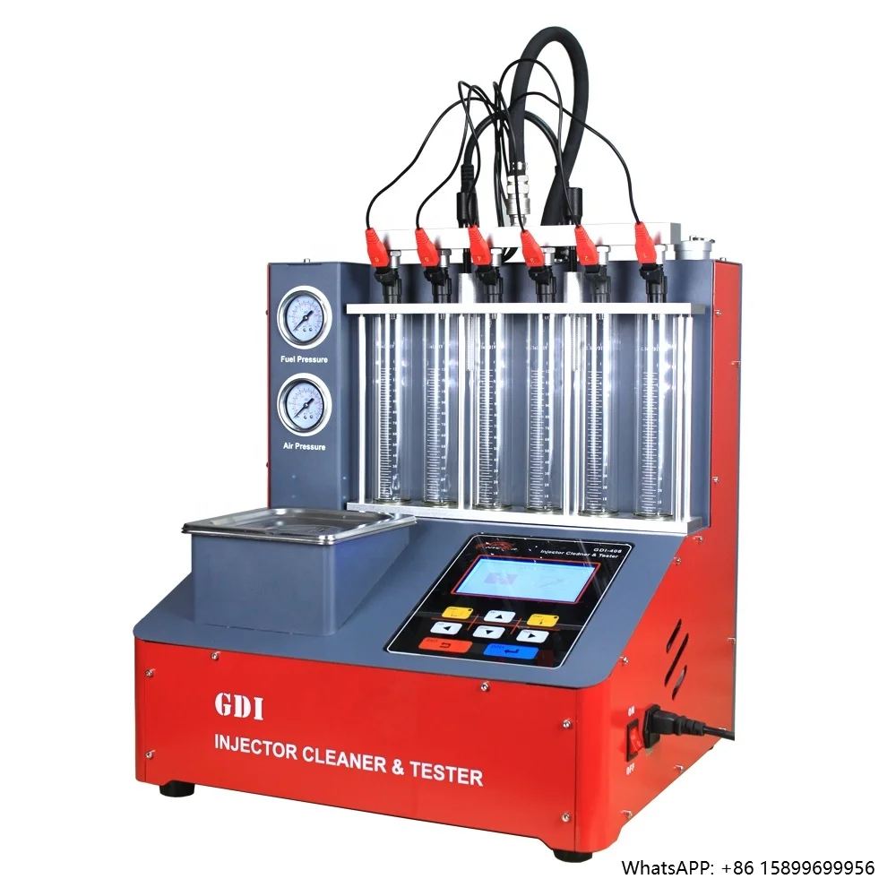 

GDI 608 Ultrasonic Carbon Deposition Removal Direct Test Automobile Injector Cleaning Machine Car Care Equipment