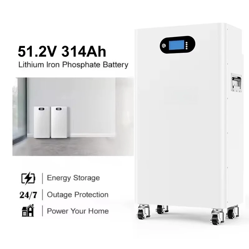 15KWh 16kWh Solar Lithium LifePO4 Battery 48V 51.2V 300Ah Energy Storage Lithium Battery Grade a Lifepo4 Cell Home Power Supply