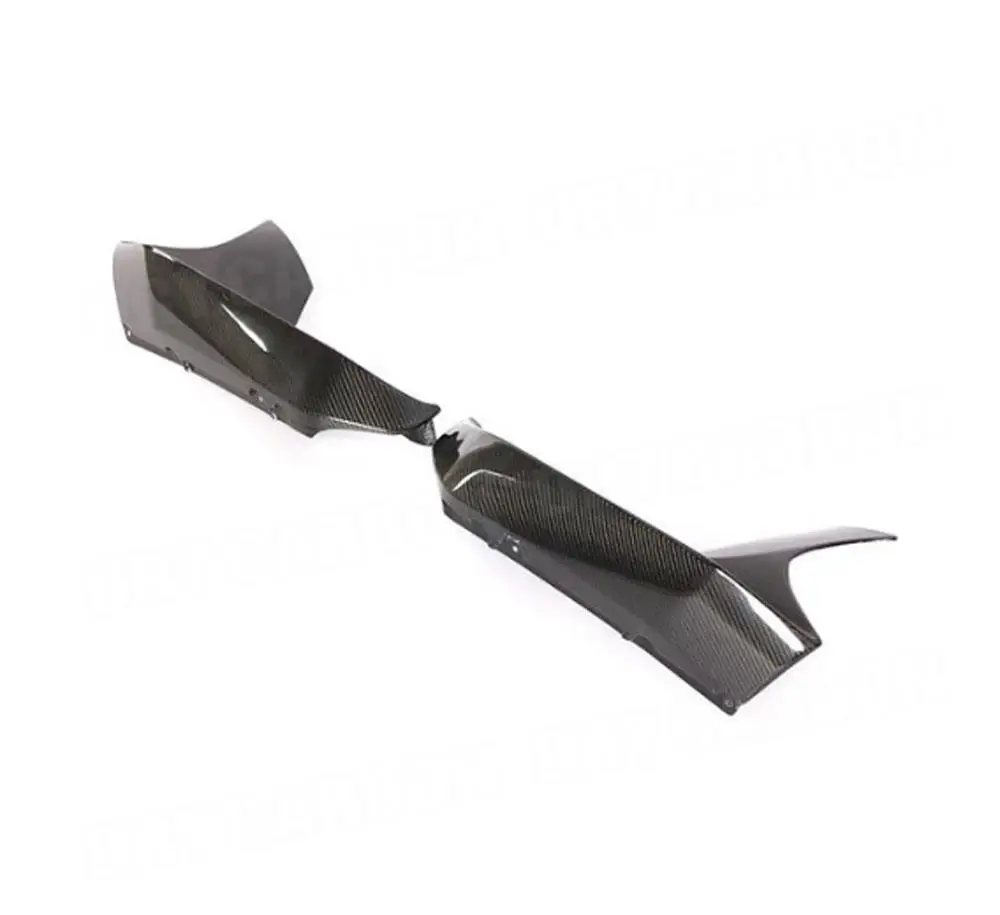 ألياف الكربون الجافة الزاوية الأمامية حافة مصد السيارة المفسد حامي لسيارات BMW 5 Series F90 M5 2018 2019 سيارة الوفير الذقن رفرف Cupwings