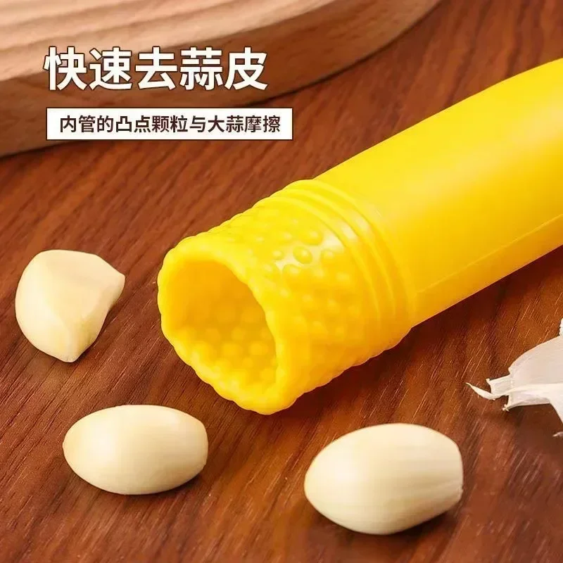 Practical Silicone Garlic Peeler Kitchen Manual Garlic Peeling Tube Food Grade Material Cooking Gadgets Household Accessories