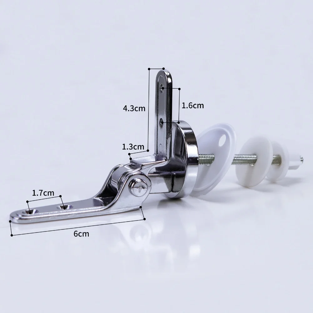 

Zinc Alloy Toilet Lid Hinges Top Mount Replacement With Screws For Bathroom Fixtures Toilet Seat Repair Accessories