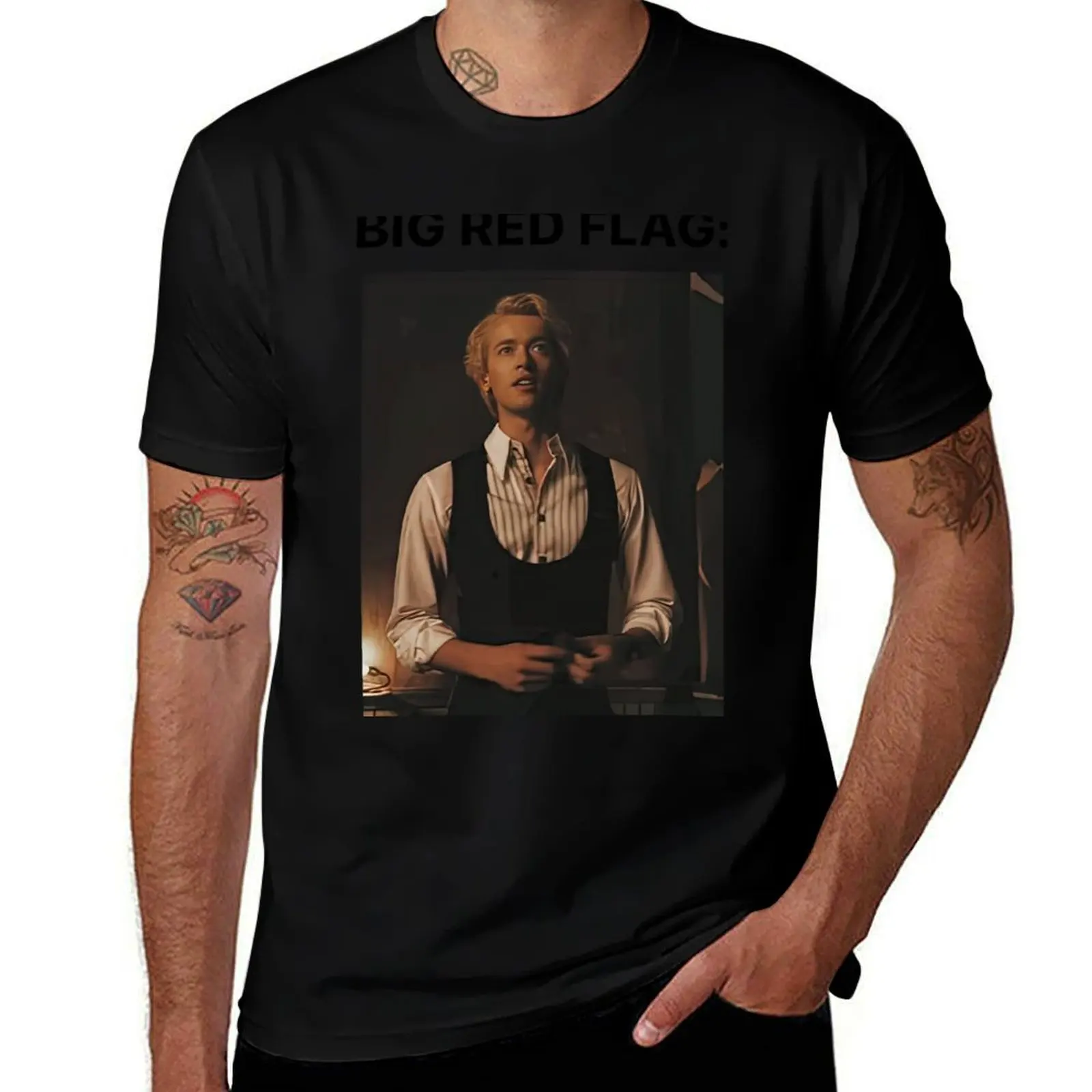 coriolanus snow - the hunger games flag T-Shirt t shirts for man cotton soft T-Shirt