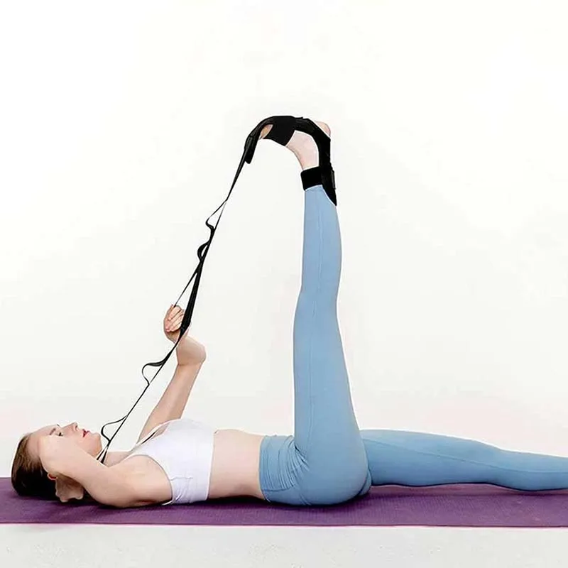Yoga Leg Stretching Strap Flexibility Stretching Band Leg Stretch Belt Foot Care Tool for Ballet Cheer Dance Gymnastics Trainer