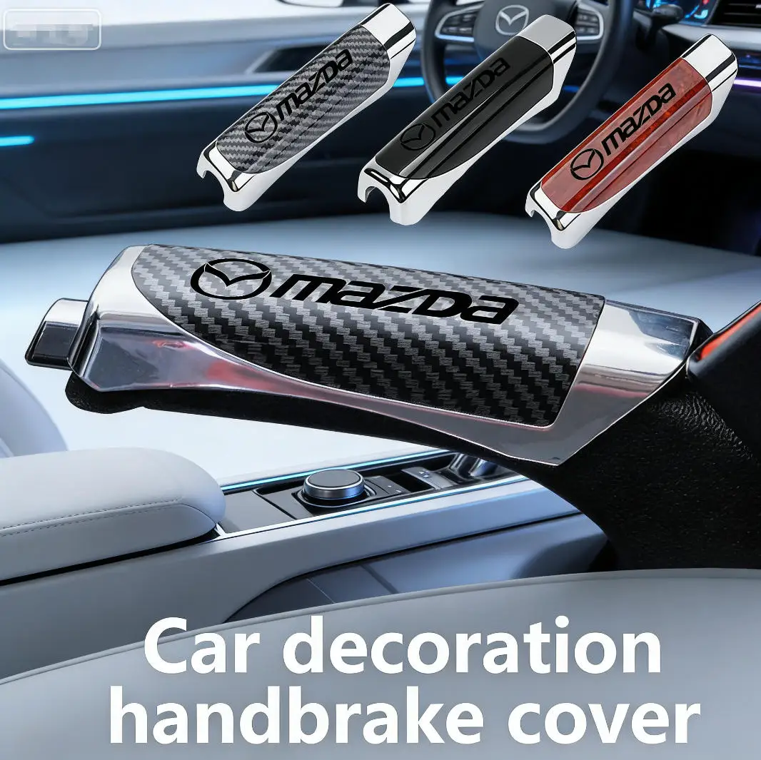 Funda Protectora para Freno de Mano para Mazda 3 6 CX5 2 CX30 CX3 CX9 MX5 RX8 Axela, Accesorios Interiores Duraderos