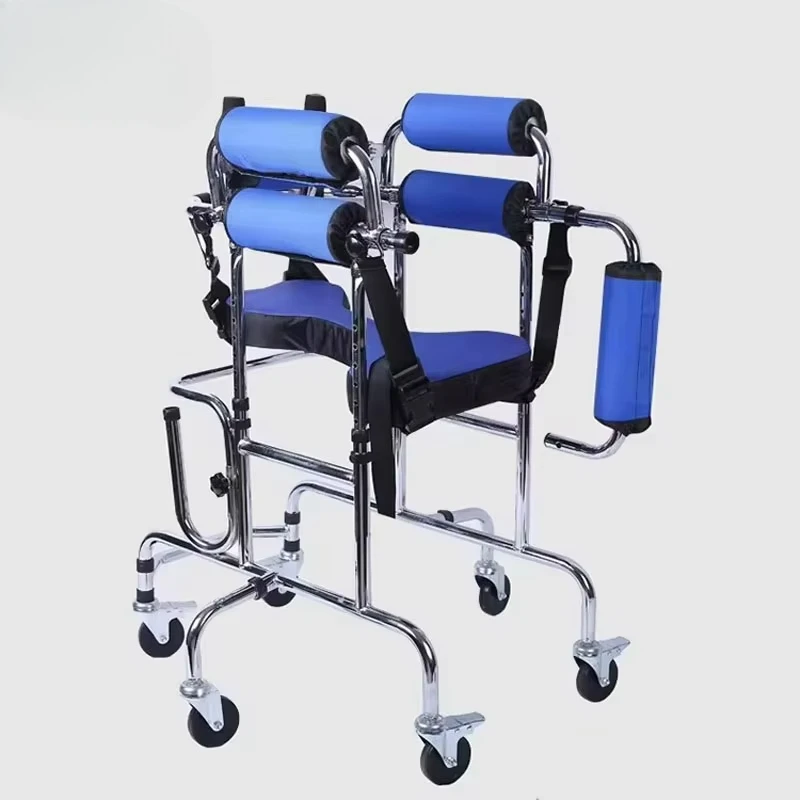 

Modern steel foldable children quadriplegic disabled medical apparatus manual standing walker