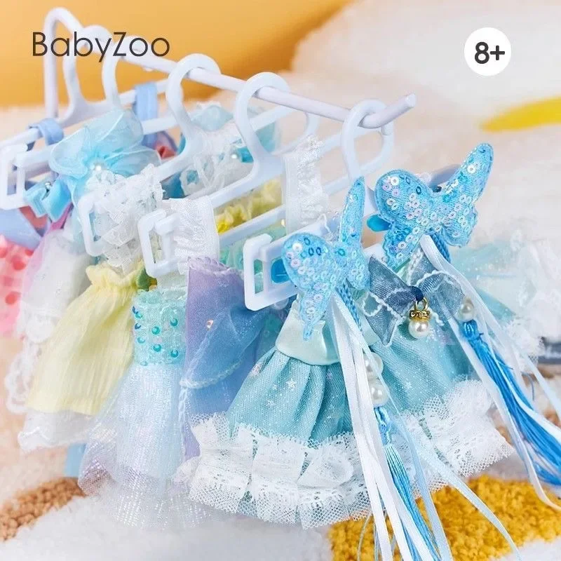 20cm Doll Clothes Lovely Hat Satchel Bag Suit Outfit Dolls Accessories for Korea Kpop EXO Cotton Idol Dolls Gift DIY Toys