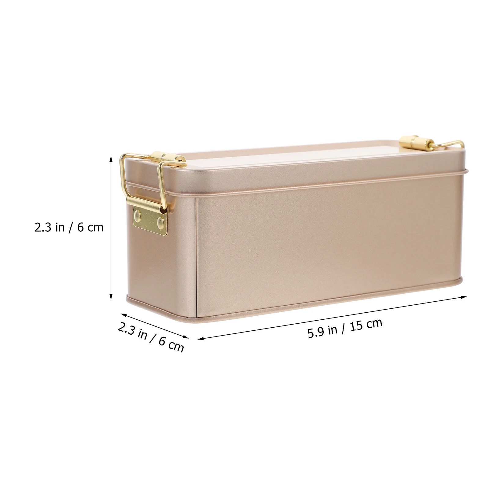 Tinplate Storage Box With Lid For Tea Candy Cookies Snacks Metal Container Jar Canister Kitchen Organizer Decorative Tin