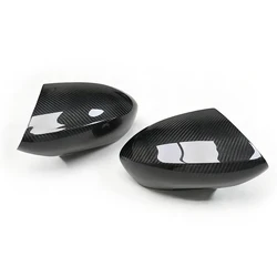 For BMW Rearview Side Mirror Covers Cap Replacement Dry Carbon Fiber Casing Shell for 1 Series E82 1M 3 Series E90 E92 E93 M3