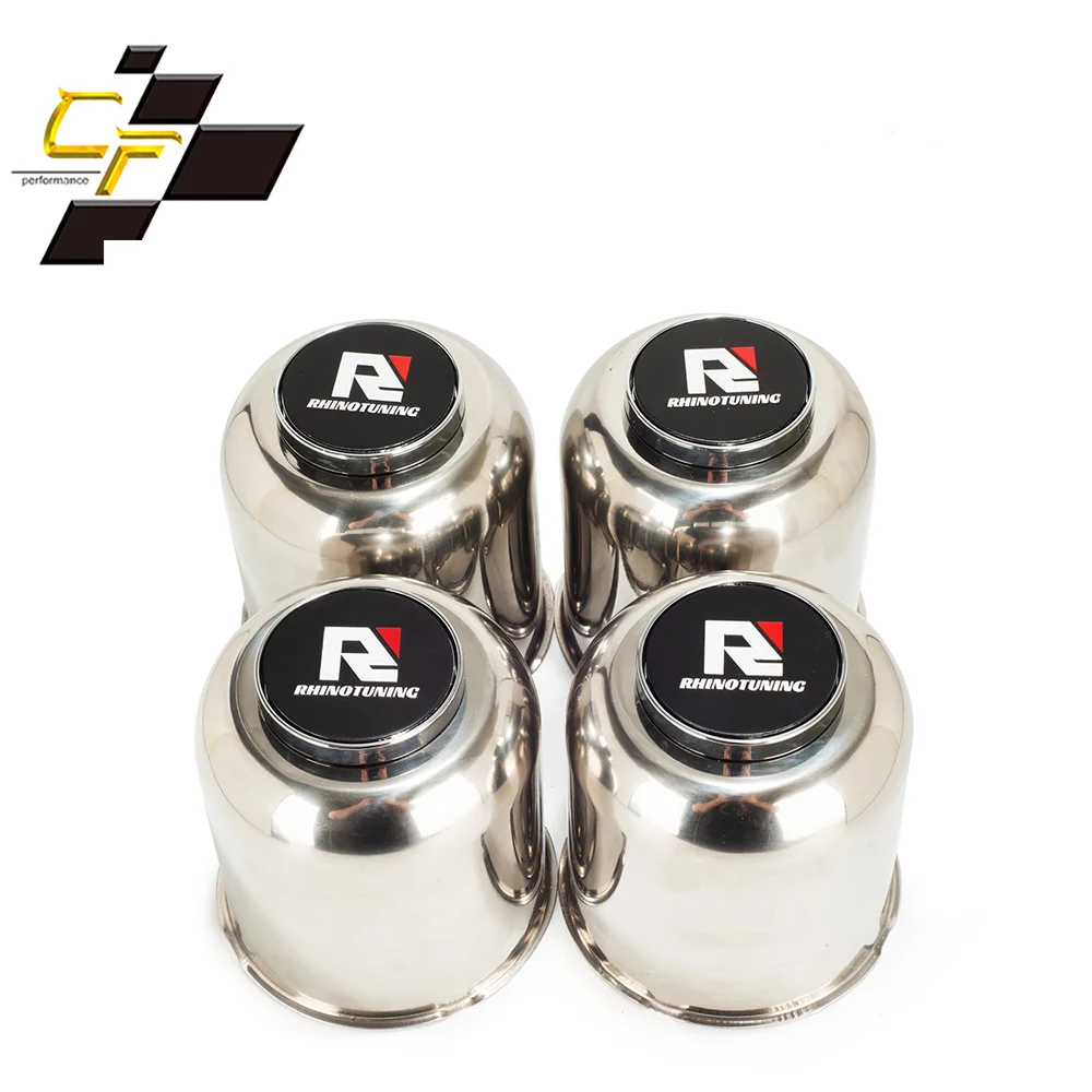 

CFPerformance 1pc/4pcs 108mm(4.25") Stainless Push Through Center Caps Car Styling For Travel Trailer Camper RV Push Thru Steel