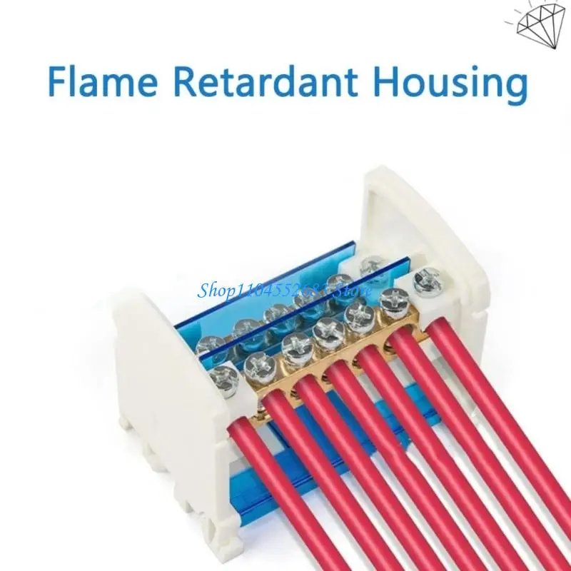 Y6GD 4 Input 24 Output Terminals Block Box With Transparents Cover For Easy Wiring