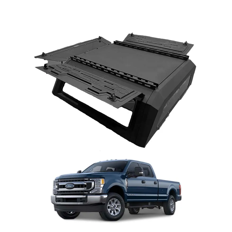 Factory direct 4x4 offroad hardtop aluminum canopy shell for Ford F-250 6.5ft 7.5ft 8ft