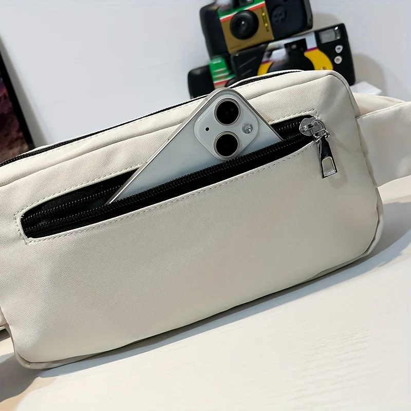 Vielseitige Brusttasche im japanischen Stil für Damen, lässige Sport-Umhängetasche für Herren, geräumige Street-Style-Schultertasche für Studenten, trendige Hüfttasche – Detail 8